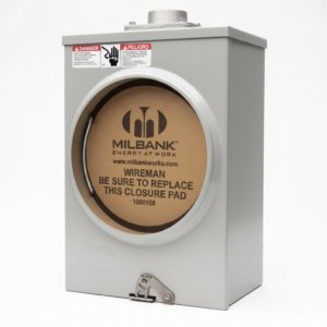 base de medición monofasica superficial 125 amp