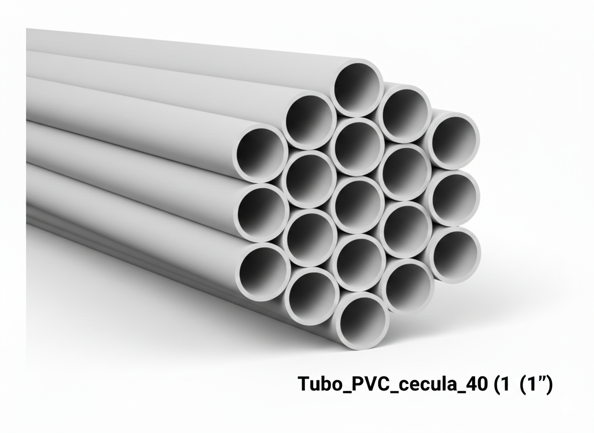 tubo pvc cedula 40 (1") tubo pvc cedula 40 (1")