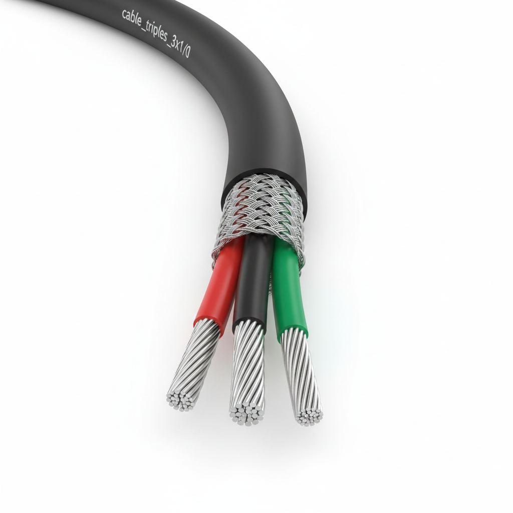 cable triples 3x1/0 cable triples 3x1/0