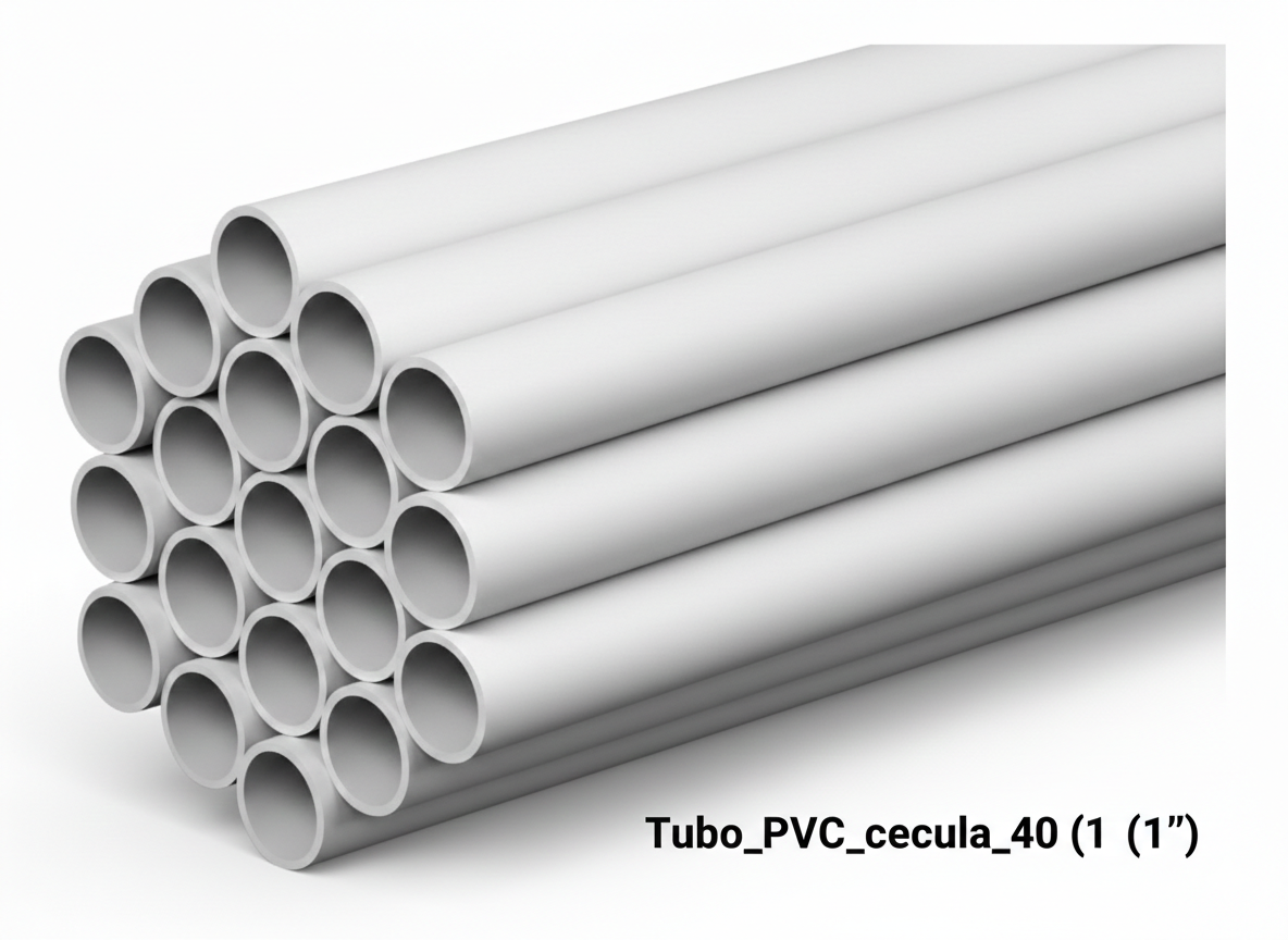 tubo pvc cedula 40 (1") tubo pvc cedula 40 (1")