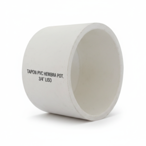 tapon pvc hembra pot 3/4 liso