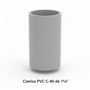camisa pvc c 40 de 1 1/4