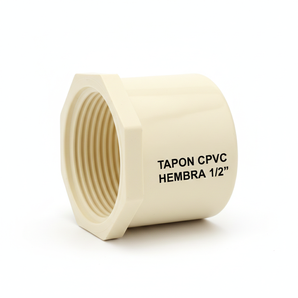 tapon cpvc hembra 1/2 tapon cpvc hembra 1/2
