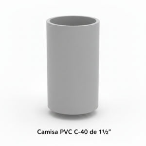 camisa pvc c 40 de 1 1/2