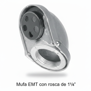 mufa emt con rosca de 1 1/4"
