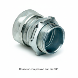 conector compresion emt de 3/4