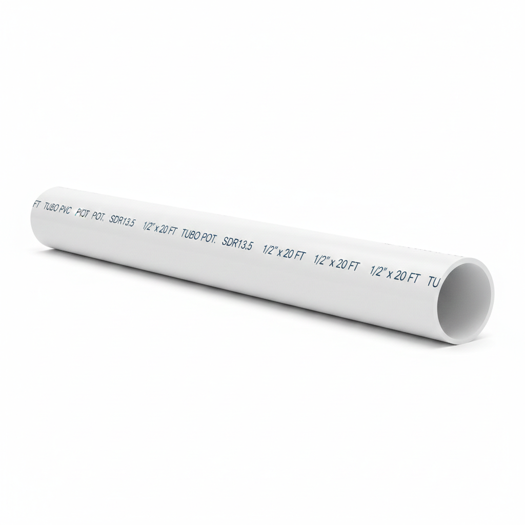 tubo pvc pot sdr13.5 1/2x20 pies tubo pvc pot sdr13.5 1/2x20 pies