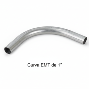 curva emt de 1"