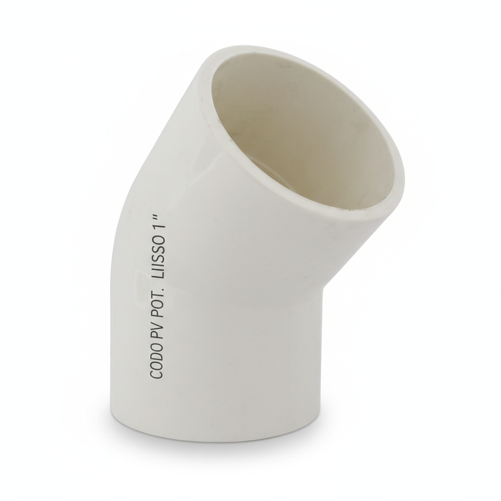 codo pvc pot liso 1 codo pvc pot liso 1