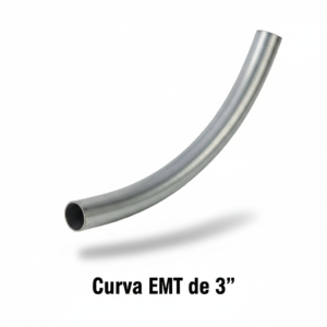 curva emt de 3"