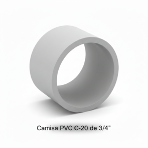 camisa pvc c 20 de 3/4
