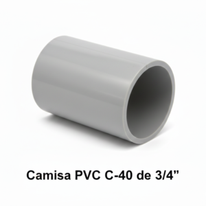 camisa pvc c 40 de 3/4