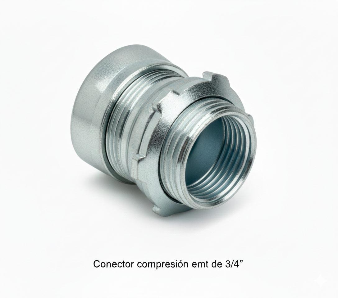 conector compresion emt de 3/4 conector compresion emt de 3/4