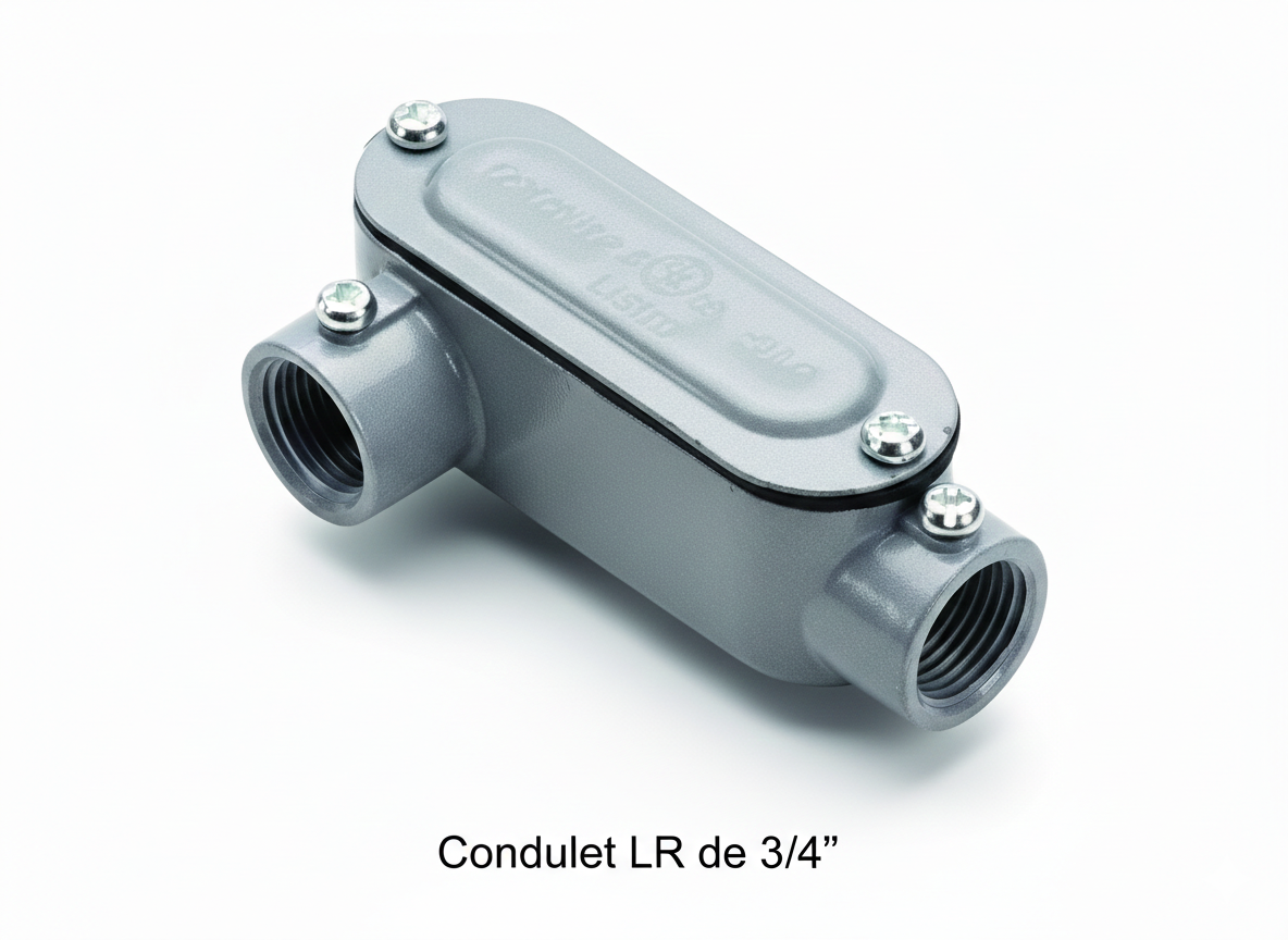 condulet lr de 3/4" condulet lr de 3/4"