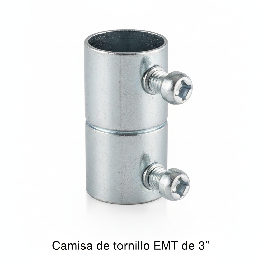 camisa de tornillo emt de 3 camisa de tornillo emt de 3