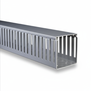 canaleta ranurada gris 60mmx40mm
