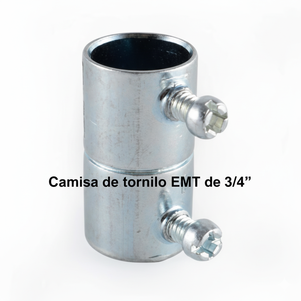 camisa de tornillo emt de 3/4 camisa de tornillo emt de 3/4