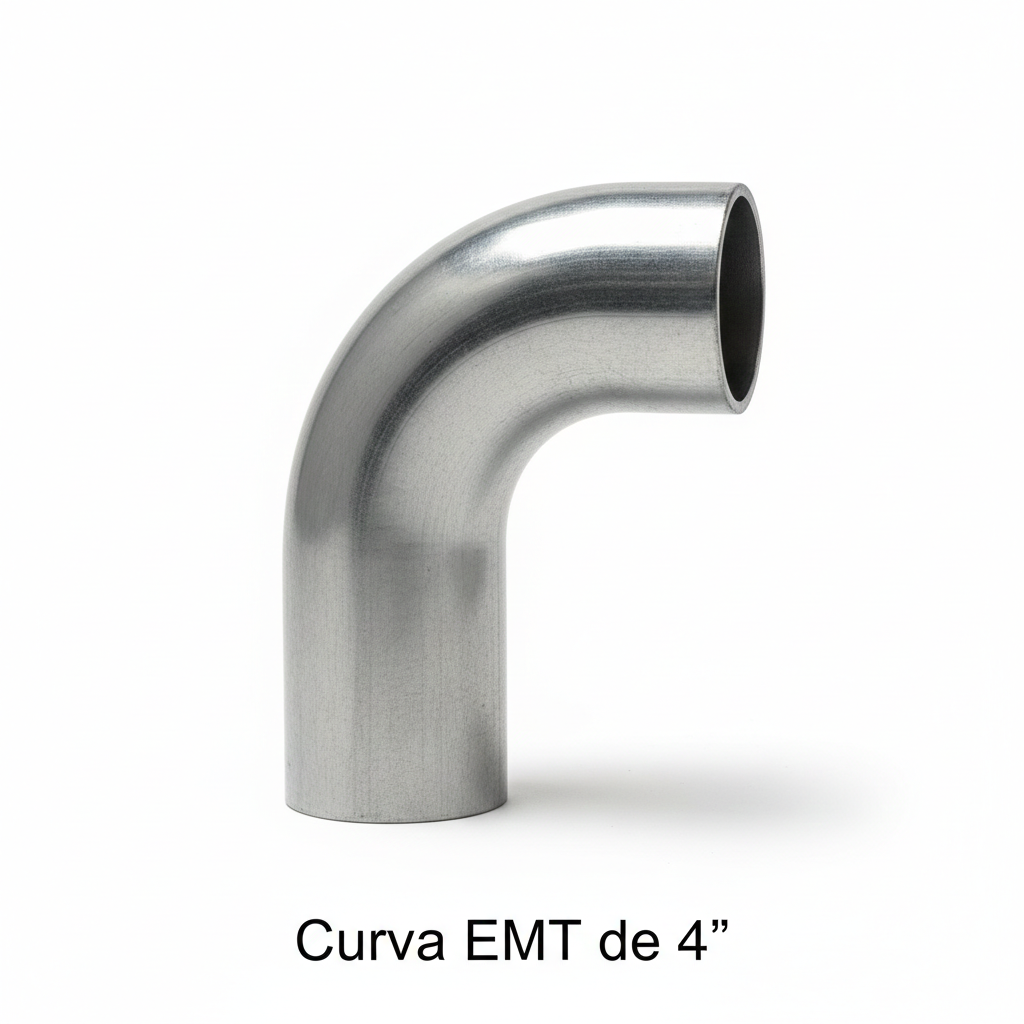 curva emt de 4" curva emt de 4"