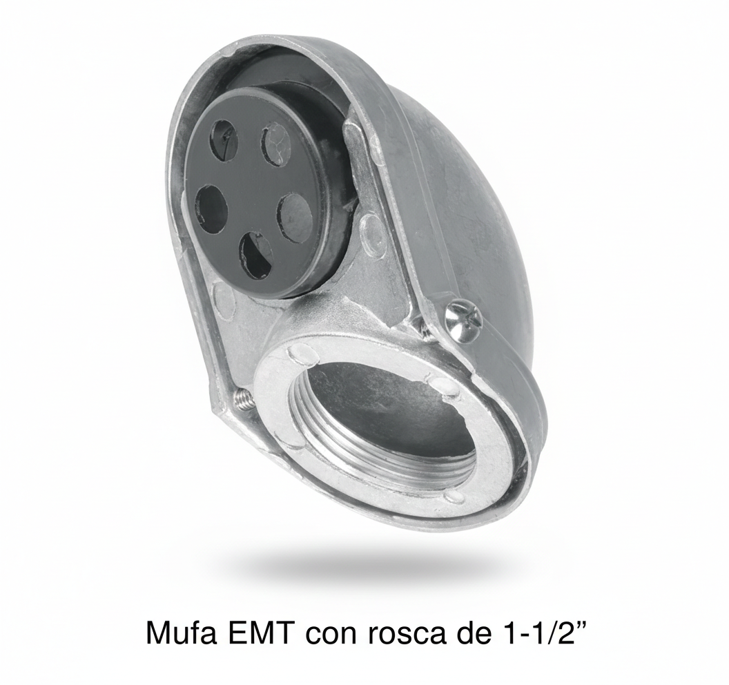 mufa emt con rosca de 1 1/2" mufa emt con rosca de 1 1/2"