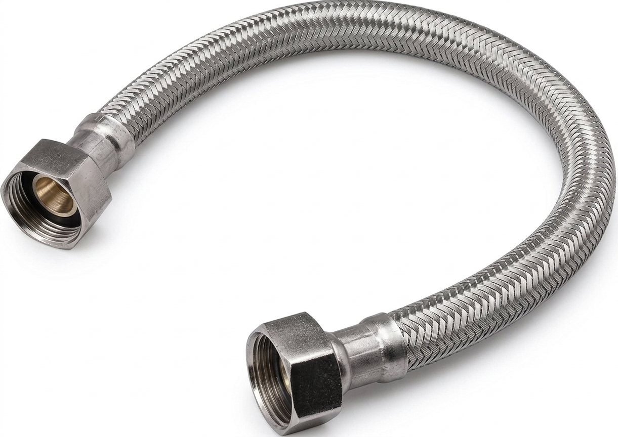tuvo de abasto para agua caliente 1/2 flexible metalico tuvo de abasto para agua caliente 1/2 flexible metalico