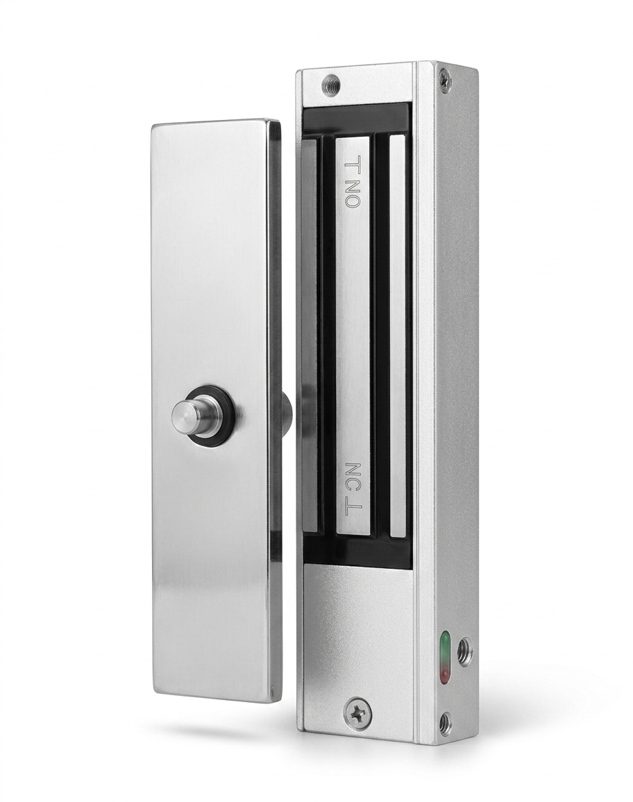 candado magnetico 600lbs no/nc skylink con led v3 candado magnetico 600lbs no/nc skylink con led v3